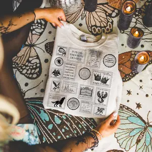 Vintage Coquette Zodiac Academy Stamp Sweatshirt: Mothers Day Merch for Tory and Darcy Vega Orion & Booktok Fan | Spring Book Lover Gift Box, Gift For Him, Gift For Her, Soft Touch, Feels Like a Favorite