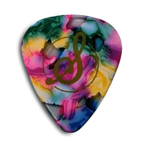 Stringjoy Heavy 1.0mm Mosaic Celluloid Picks - 10 Pack