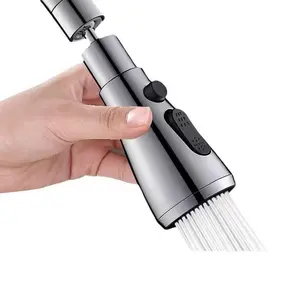 3-Mode Kitchen Faucet Sprayer, Rotatable Splash-proof Faucet Extender, Kitchen Water Saving Faucet, Rotatable Rotary Faucet, Bathroom Accessories