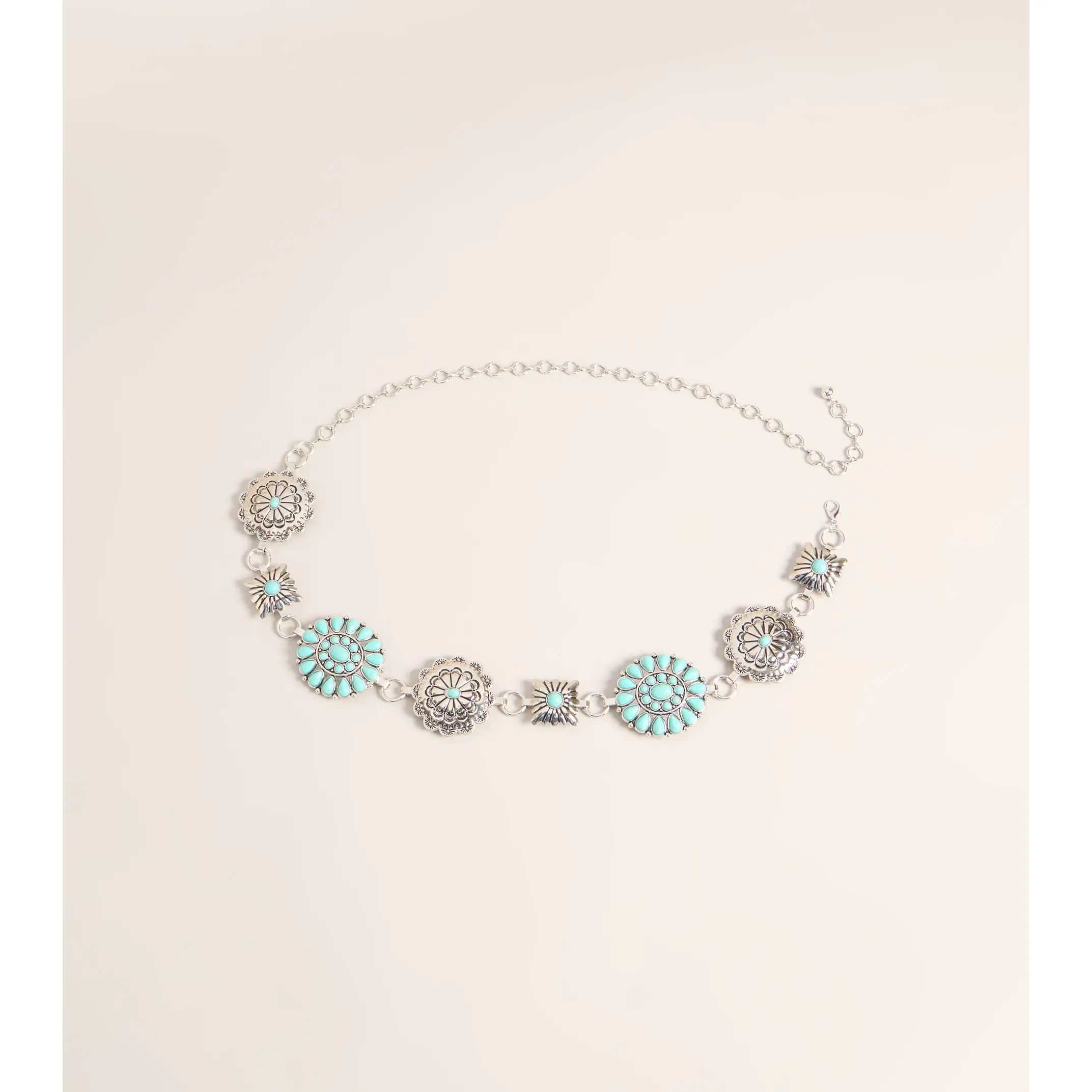 Western Mood Concho Chain Belt