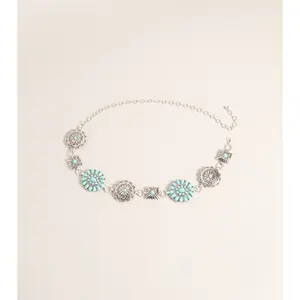 Western Mood Concho Chain Belt