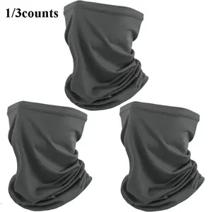 1/3 Pieces/Set Summer UV Protection Cooling Neck Gaiter Face Clothing Neck Gaiter Mask Scarf Sunscreen Breathable Bandana