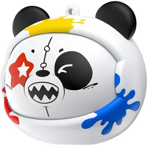 Panda Headphones with Colorful Design and Unique Artistic Features for Comfortable Listening