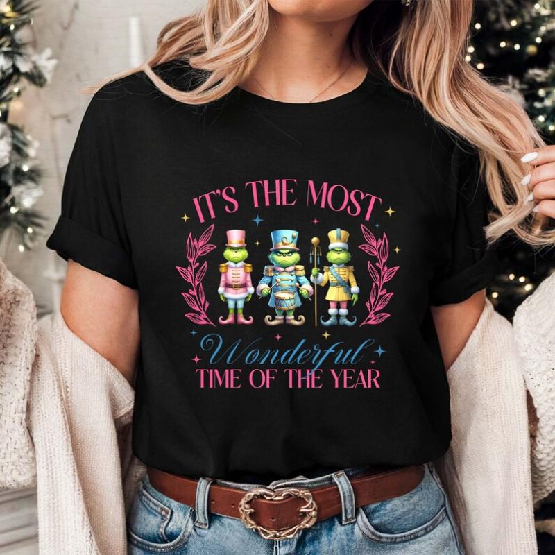 Green Pink Nutcracker Friends T-Shirt, Hoodie, Sweatshirt | Funny Christmas Nightmare & Christmas Means Guy Design | Xmas Character Apparel
