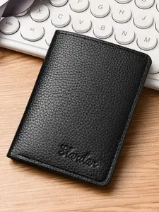 Canvas Ultra-Thin Short Mini and Simple Small Wallet Bifold Wallets Female Male Driving License Card Holder Male Thin Wallet