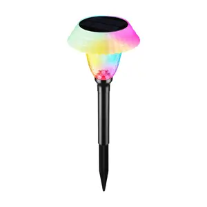 LeonLite Luce Solar Multi-color Outdoor Holiday Decor Landscape Path Light - RGB Warm White