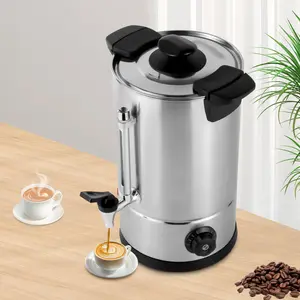 Elite 8L Commercial-Grade Stainless Steel Drinkware for Coffee and Hot Water - Versatile Design for Various Uses - Jugs