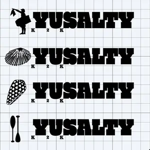 YUSALTY Car Decals, Adhesive Vinyl Bumper Stickers for Car Exterior Accessories, Adhesive Vinyl Decal