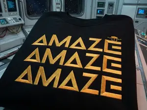 Embroidered Amaze Amaze Amaze Sweatshirt, Jazz Hands Sweatshirt, Project Haiil M2ry Rocky Inspired Sci-Fi Unisex Fan Shirt