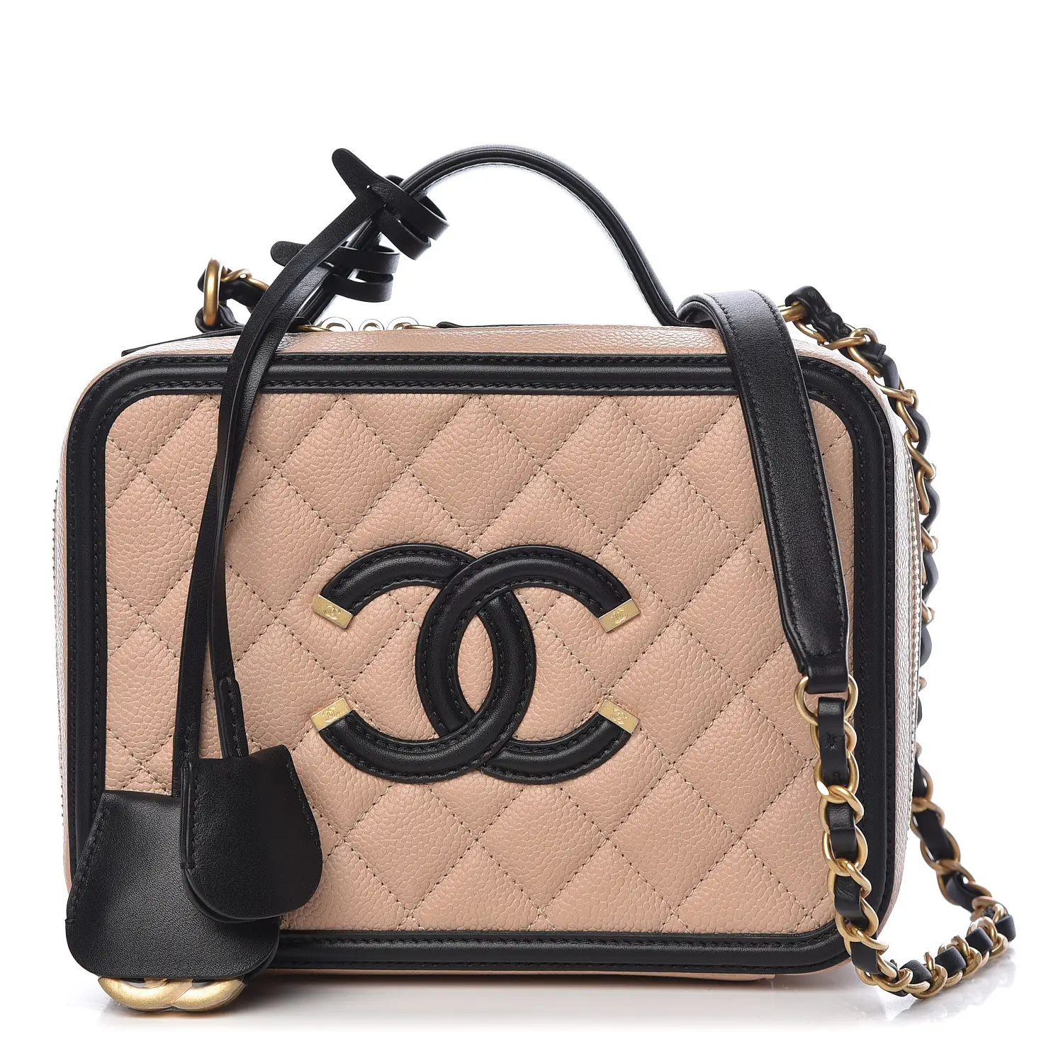 Pre-owned CHANEL Leather Mini Bags Vanity Bag