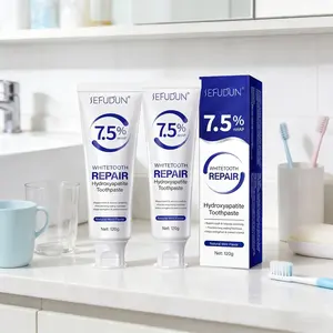 7.5% Nano Hydroxyapatite Toothpaste, Enamel Repair & Strengthening, Sensitive Teeth Care, Fluoride-Free Fresh Mint Toothpaste, 120g