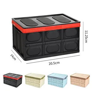 Collapsible Storage Bins with Lids Plastic Storage Containers for Organizing Stackable Storage Box Large Heavy Duty Utility Crates Space-Saving Durable - Fitting