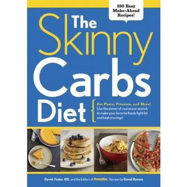 USED Book - The Skinny Carbs Diet: Eat Pasta, Potatoes, and More! Use the Power of Resistant Starch to Make Your Favorite Foods Fight Fat and Beat Cravings! by David Feder (Hardcover) - english