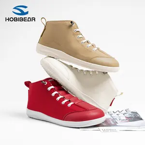 HOBIBEAR Wide-Toe Short Boots for Spring & Autumn - Unisex, Durable, Daily Wear Mid-Top Boots Footwear Breathable, Rubber, Shoe