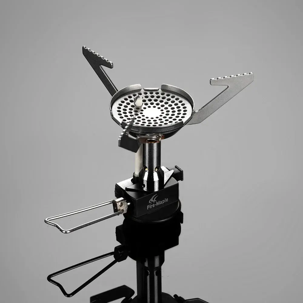 Fire Maple GreenPeak Outdoor Gas Stove, Ultralight Stainless Steel & Aluminum Burner for Camping and Backpacking with Electric Ignition, Pressure Regulated Pro Option, Camping Gas Stove, Lightweight, Portable, Standard
