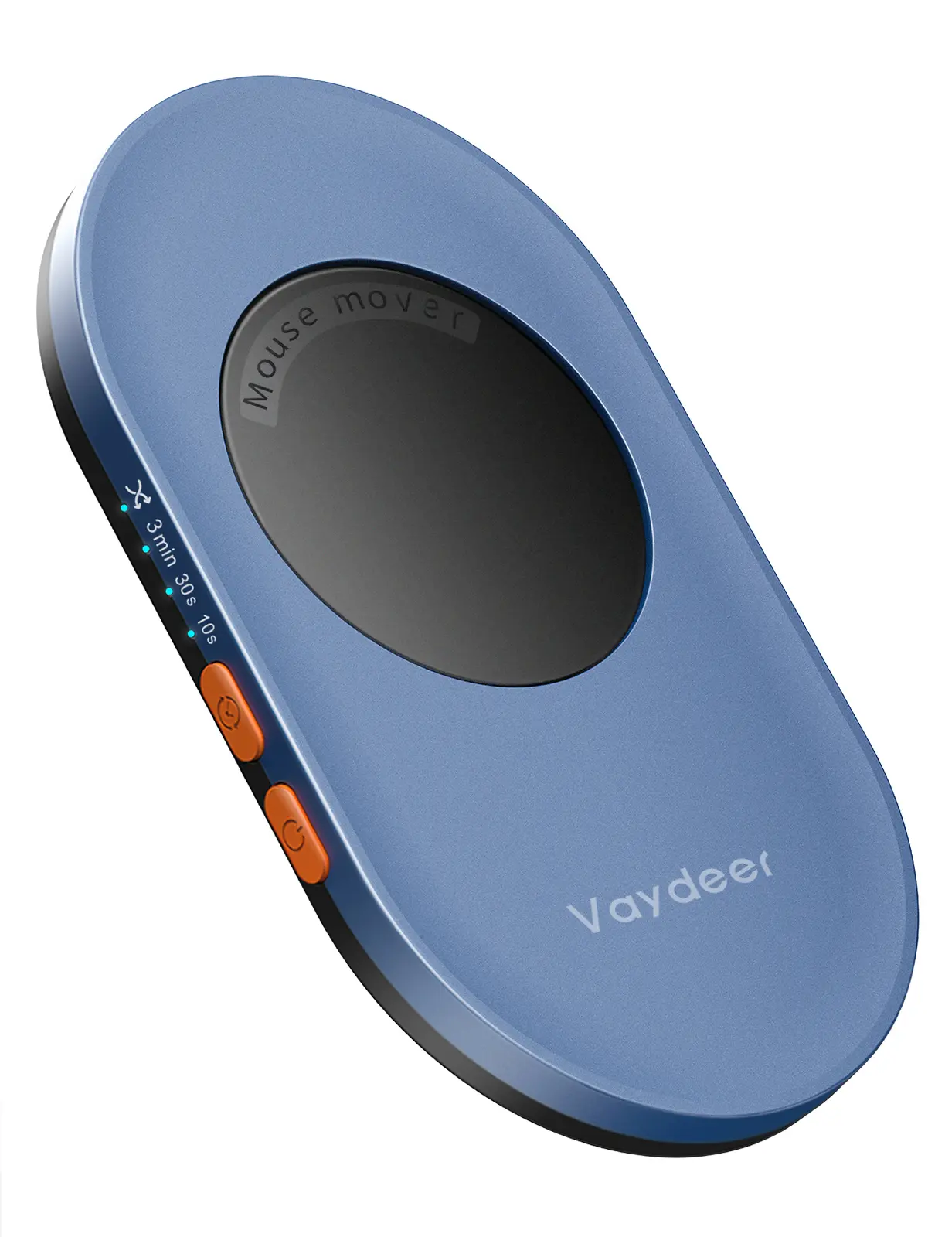 Mouse Jiggler - Compact Ultra-Thin Ergonomic Noiseless Type-C PC Accessory, USB Adapter Compatible, Adjustable Timer, Undetectable Real Movement, Driver-Free for Office Users, Easy to Operate