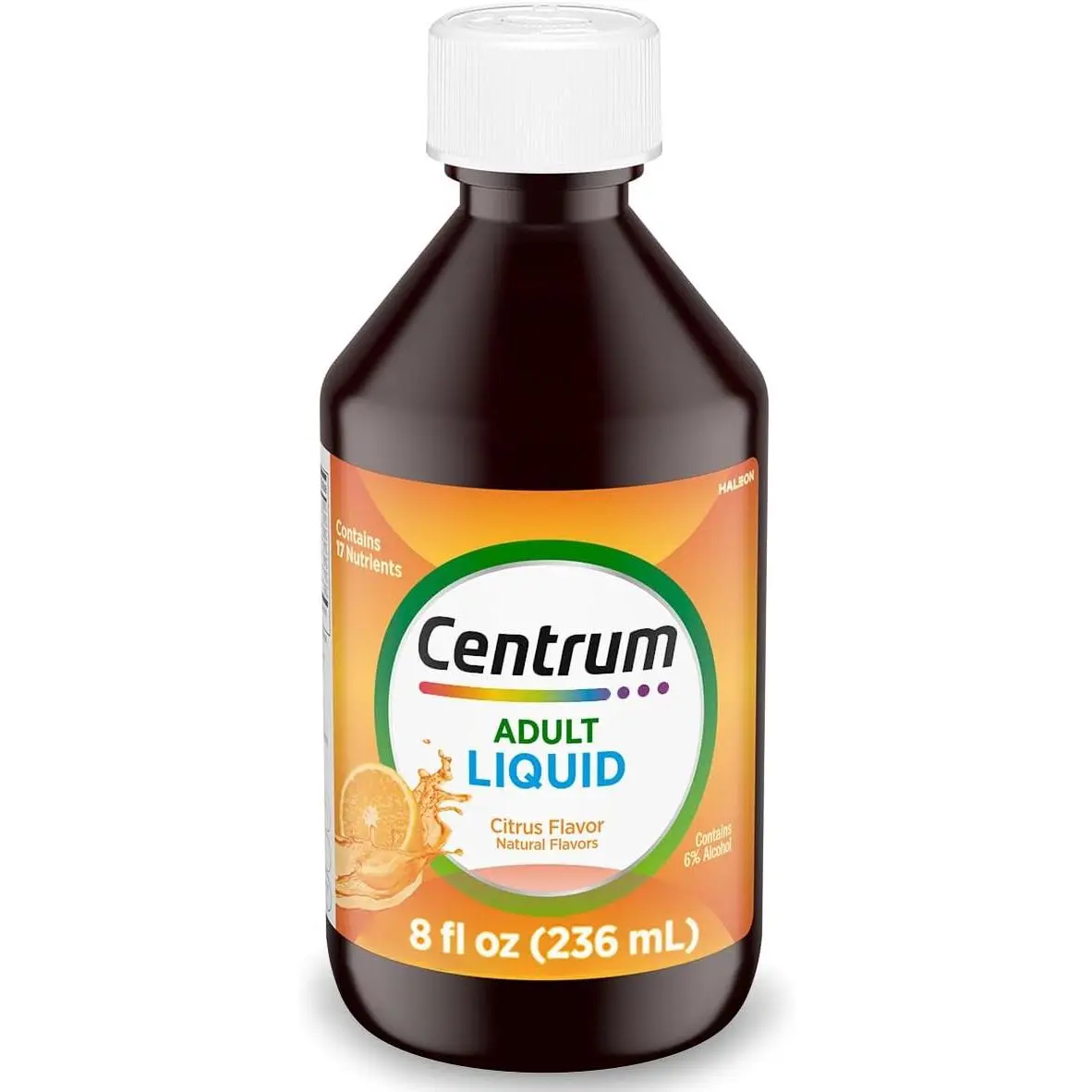 Liquid Multivitamin for Adults, Citrus Flavor, 8 fl oz | Contains B Vitamins, Vitamin C, Vitamin E and Antioxidants, Supports Healthy Immune Response, GLP-1 Support