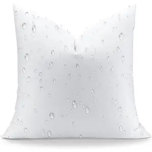 20x20 Outdoor Pillow Inserts, Synthetic Down Waterproof Throw Pillow Inserts, Soft Decorative Outdoor Pillows for Couch Sofa Bed Patio Furniture
