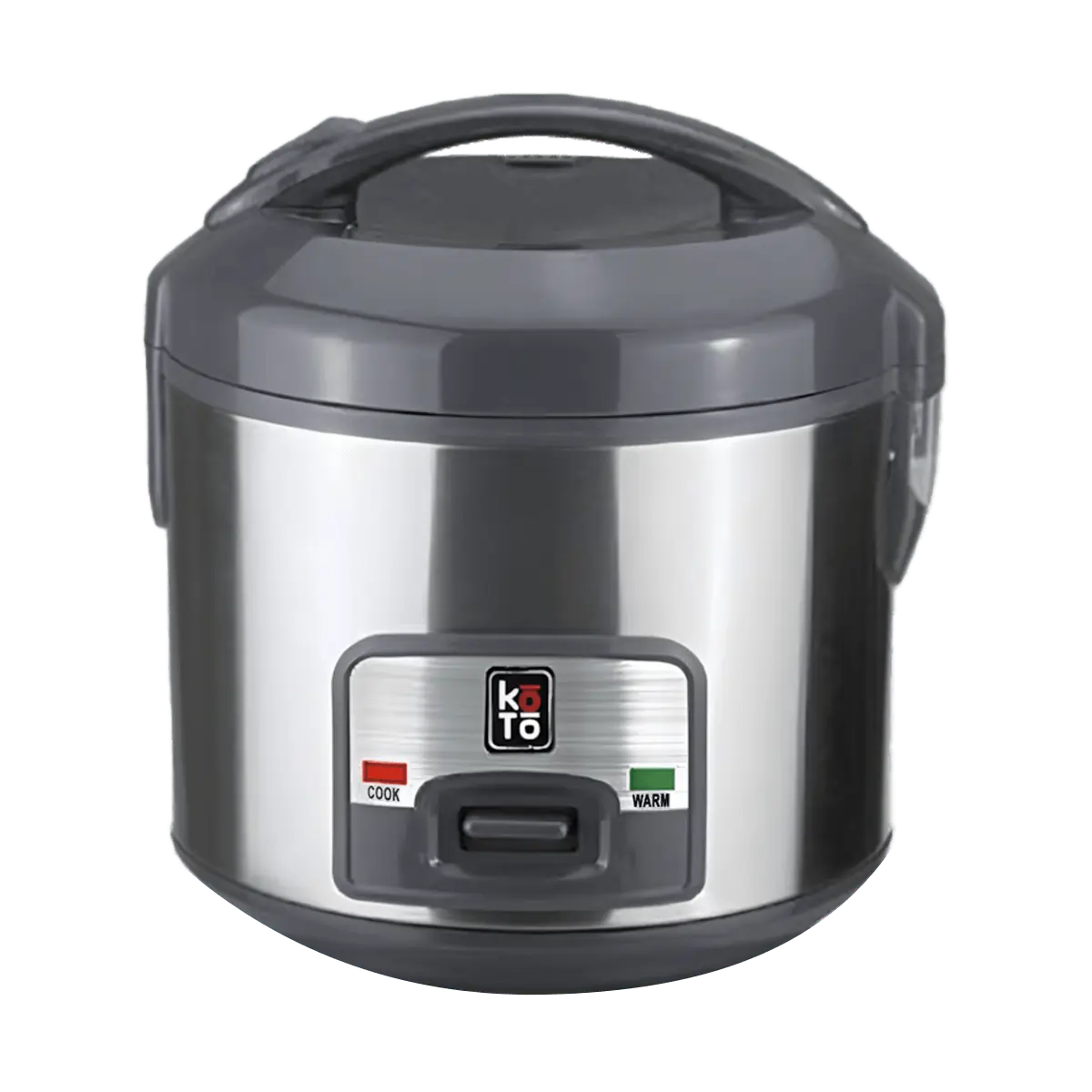 KOTO Japanese Stainless Steel Rice Cooker - 10 Cup Smart Rice Cooker & Warmer for Soup, Porridge, White Rice - IH Heating, Non-stick Inner Pot, Easy Clean