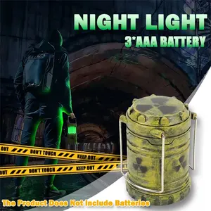 Simulation Nuclear Reactor Lantern Handheld Camping Light Halloween/Christmas Party Decor Night Light Home Decor Ornaments Birthday Gift Illuminated Lantern