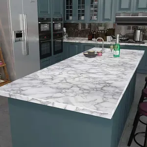 Marble Contact Paper Peel and Stick, Waterproof Wallpaper for Kitchen Counter Top, Table, Bedroom, Desk, Dresser Top Cover, Marble Pattern Wallpaper