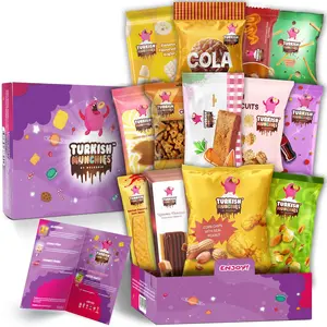 Turkish Munchies Snack Box, 12 Premium Snacks