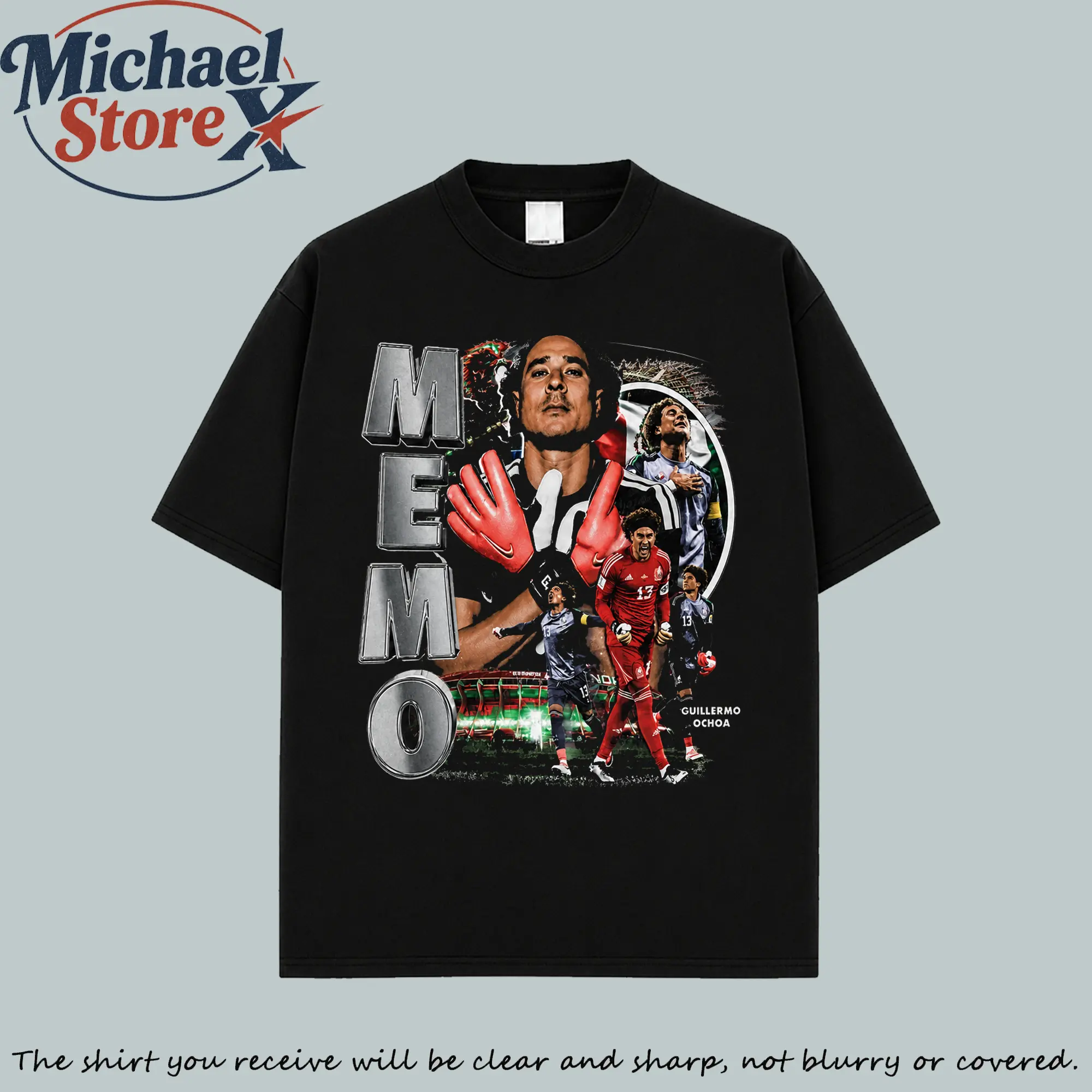 Memo Ochoa Mexico 2026 WC T-shirt, Mexico Host Country Graphic T-Shirt, Soccer Fan Game Day Tee, Gift for HimandHer, Vibes