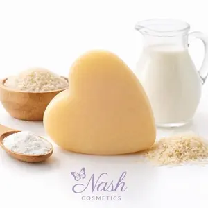 Rice, Oatmeal, and Rosehip Soap