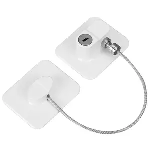Child Safety Fridge Lock with Two Keys, Strong Adhesive Design for Home Cabinets/drawers, Easy Installation, Suitable for Children, Kids