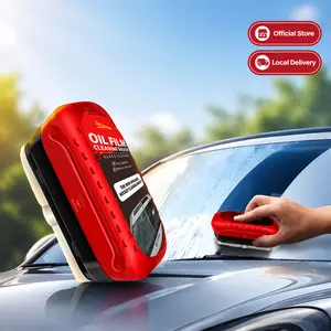 Car Windshield Cleaning Brush, Multifunctional Oil Removal & Anti-Fog Tool, Auto Glass Cleaning Accessory, Windshield Wash Brush for Car
