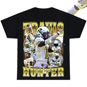 Trav1s Hunt.er Shirt for Men Women Vintage Style Bootleg T-Shirt Classic 90s Graphic Rap Tee Gift