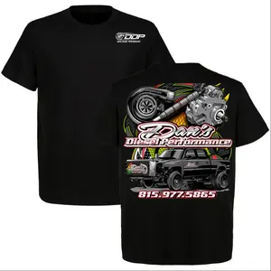 2025 Dan's Performance 2 Sided T-Shirt, Gift for Truck & Car Lovers, Unisex Casual Shortsleeve Crewneck 100% Cotton, Made in USA