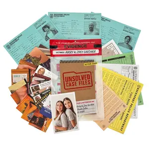 Avery Gardner Case Detective Game Mystery Archive, Cold Murder Suspense Game, Suitable for 14+ Players, Friends Party Halloween Christmas
