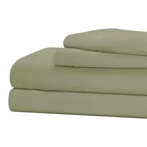 1500 Thread Count Egyptian Cotton Sheets Set Sage Green