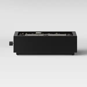 Threshold 14" Outdoor Dining Patio Tabletop Portable Fireplace Propane Fire Pit