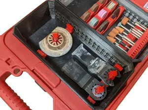 OMT Blade Holders for Milwaukee Packout Bins 2 Pack Durable PETG Lifetime Guarantee USA Made Compatible with Milwaukee Tools
