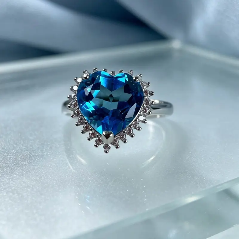 <PingEast jewelry > Natural Topaz rings