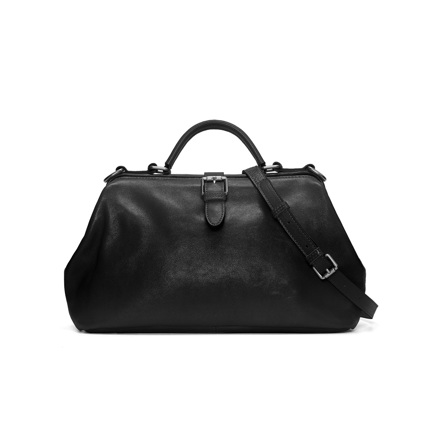 SADI Genuine Leather Women’s Doctor Bag – Shoulder/Crossbody/Handheld, Retro, 2026 New Arrival, Versatile