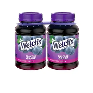 Welch's Concord Grape Jelly 30 Oz Jars 2 Twin Pack Family Farmer Grown Pure Fruit Spread