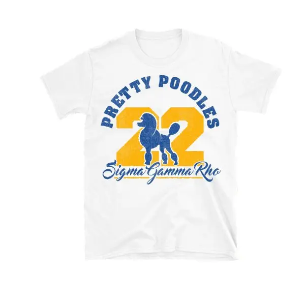 Sigma Gamma Rho Pretty Poodles Shirt - Founder'S Day Edition - Stylish Greek Apparel For Sgrho Fans! Cotton Spandex