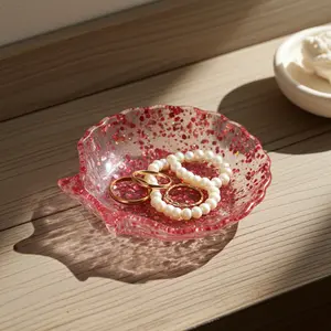 Pink Seashell Soap Dish | Jewelry Dish