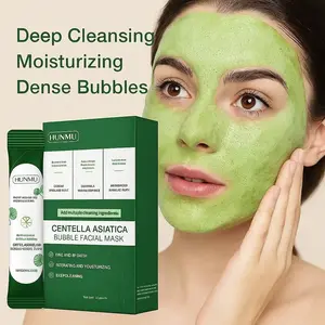 [Howusn] Centella Facial Foam Mask – Deep Pore Cleansing,Gentle,Oil Control,Blackhead Removal & Skin Repair | 1 Box (12 Pcs)