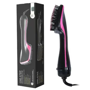 110V 2 in 1 Multifunctional Anion Hair Dryer Brush Comb Styler Hairdressing Tool US Plug