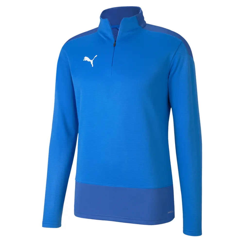 PUMA Mens Teamgoal 23 Quarter Zip Casual Outerwear Casual - Blue