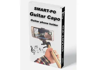Smart-po the capo that holds your smartphone on your guitar