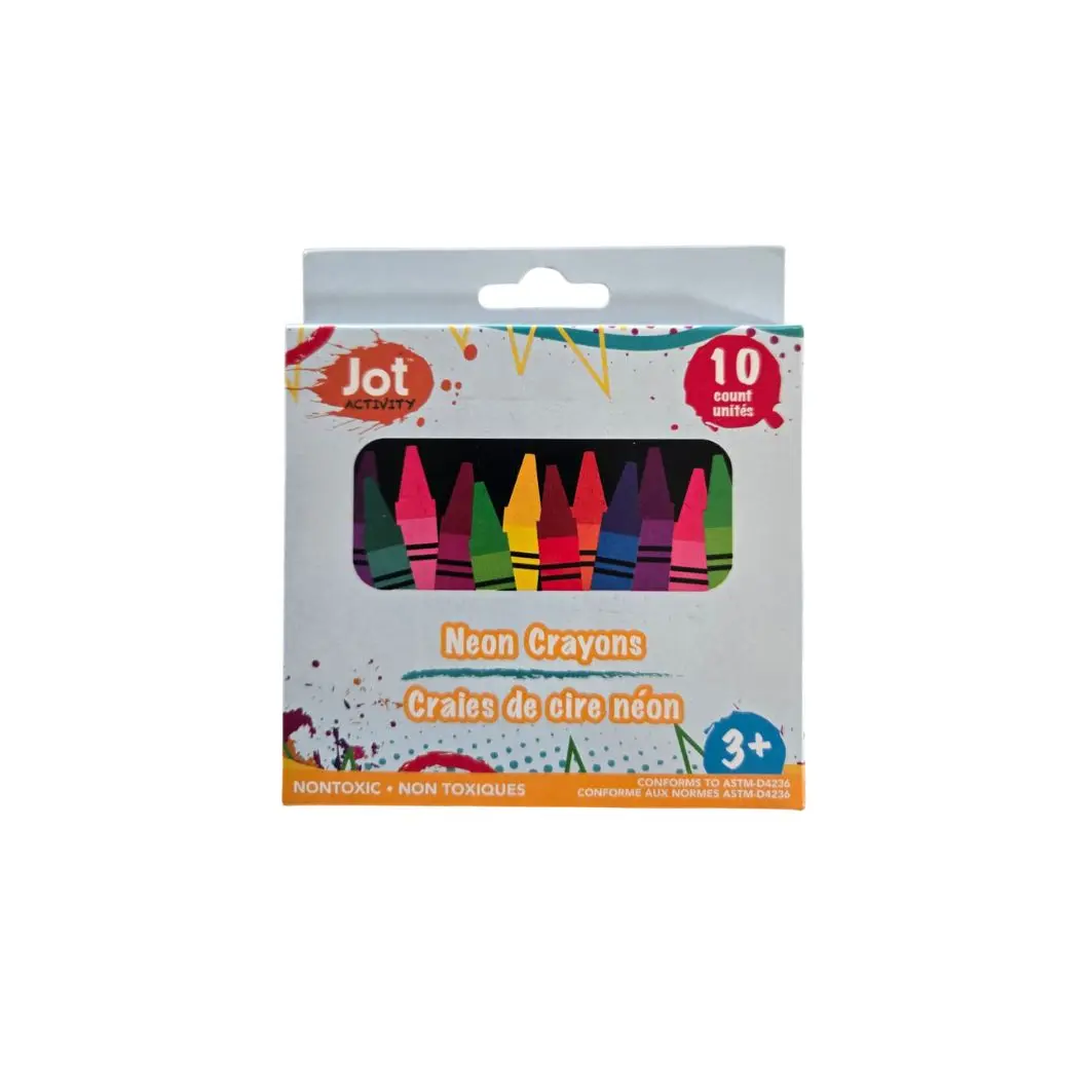 Neon Crayons – 10 Count Intense Glow Set