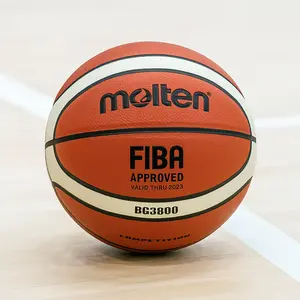 Molten BG3800 PU Leather Basketball ? Size 7, Durable & FIBA Approved