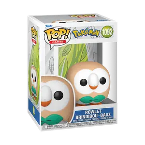 Funko Pop! Pokemon - Rowlet #1092  Collectible Pop Vinyl Figure