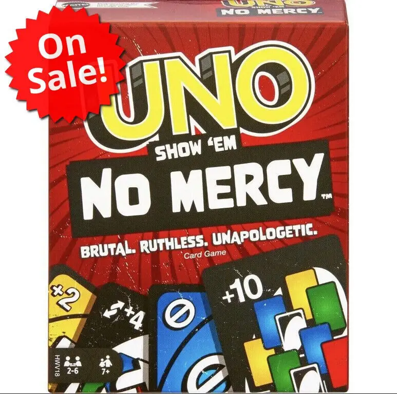 NEW Mattel's UNO Show 'em No Mercy Card Game - Fast Shipping - TikTok
