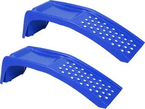 2 Pack Car Ramp 8000lbs Steel Heavy Duty Auto Ramps Solid Steel Truck Ramp Lifts Vehicle Service Ramps , 8 Inch Max Lift Height, 35"X13"X9" Ramps For for Cars Trucks SUVs Auto Repair Maintenance